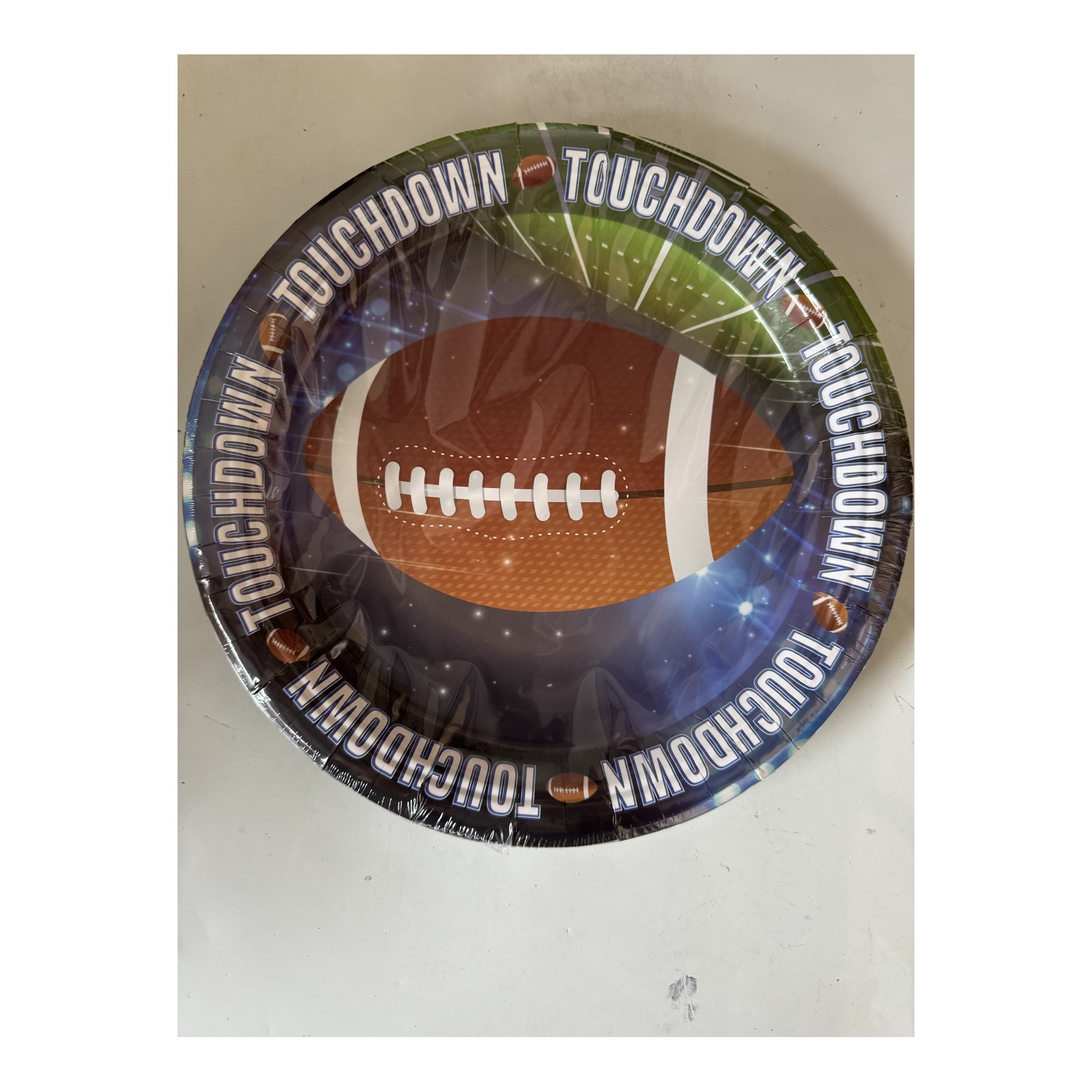 9" Plts 24 ct Football 24Pk/Cs